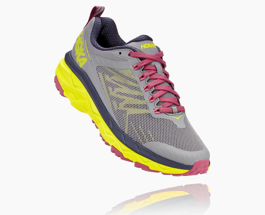 Trail Shoes Womens - Hoka One One Challenger ATR 5 - Grey - FJYBWHN-03